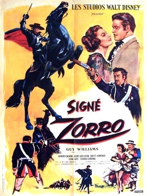 The Sign of Zorro movie posters (1958) mug