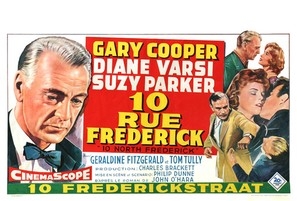 Ten North Frederick movie posters (1958) poster