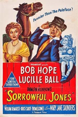Sorrowful Jones movie posters (1949) tote bag