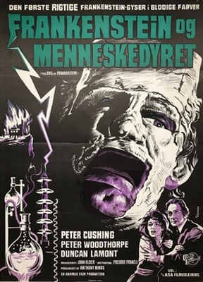 The Evil of Frankenstein movie posters (1964) Sweatshirt
