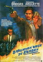 8 Million Ways to Die movie posters (1986) t-shirt #MOV_1823387