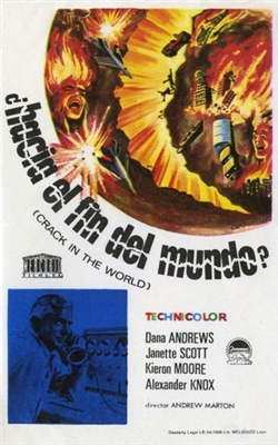 Crack in the World movie posters (1965) Sweatshirt