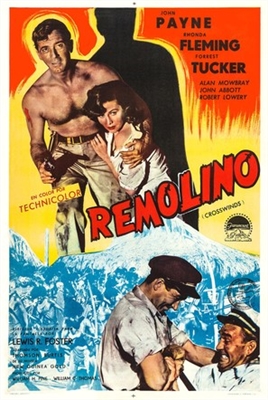 Crosswinds movie posters (1951) tote bag