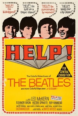 Help! movie posters (1965) calendar