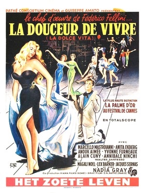 La dolce vita movie posters (1960) mug #MOV_1830299
