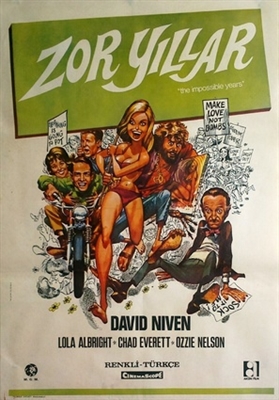 The Impossible Years movie posters (1968) calendar