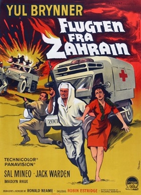 Escape from Zahrain movie posters (1962) poster