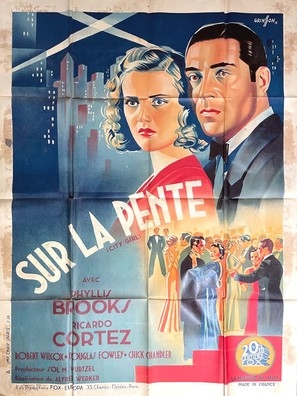 City Girl movie posters (1938) poster