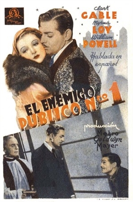 Manhattan Melodrama movie posters (1934) calendar