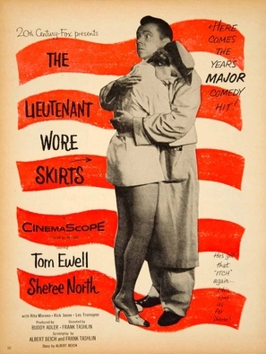 The Lieutenant Wore Skirts movie posters (1956) calendar