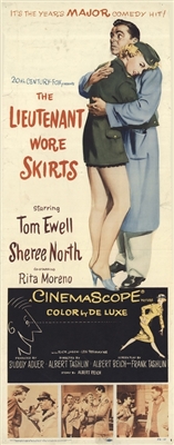 The Lieutenant Wore Skirts movie posters (1956) mug