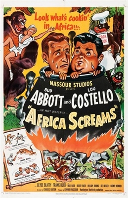 Africa Screams movie posters (1949) tote bag
