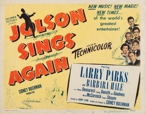 Jolson Sings Again movie posters (1949) calendar