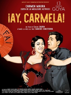 ¡Ay, Carmela! movie posters (1990) tote bag