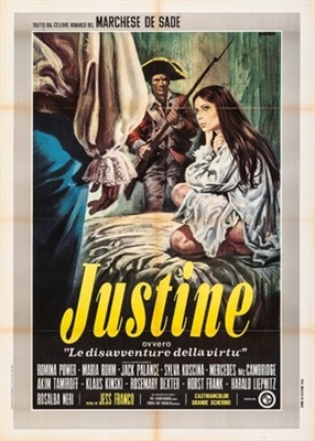 Marquis de Sade: Justine movie posters (1969) tote bag