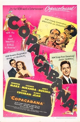 Copacabana movie posters (1947) calendar