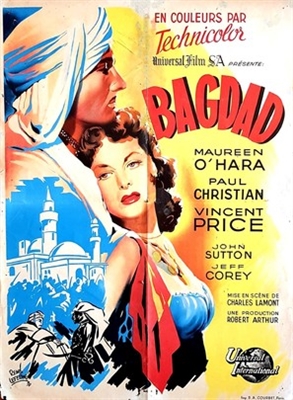 Bagdad movie posters (1949) calendar