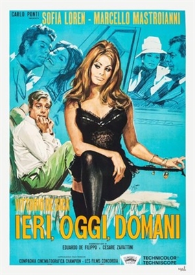 Ieri, oggi, domani movie posters (1963) hoodie