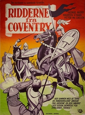 Lady Godiva of Coventry movie posters (1955) tote bag
