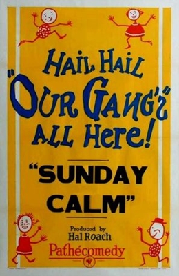 Sunday Calm movie posters (1923) poster