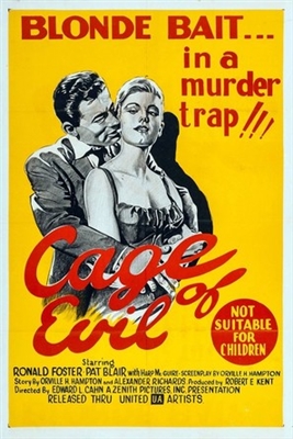 Cage of Evil movie posters (1960) hoodie