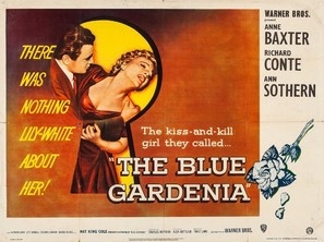 The Blue Gardenia movie posters (1953) calendar