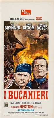 The Buccaneer movie posters (1958) tote bag #MOV_1856958