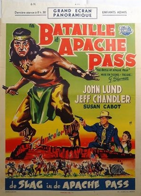 The Battle at Apache Pass movie posters (1952) tote bag