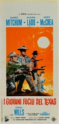 Young Guns of Texas movie posters (1962) calendar