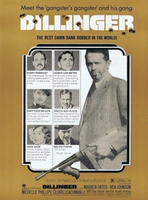Dillinger movie posters (1973) poster