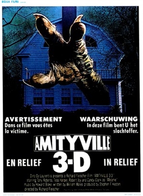 Amityville 3-D movie posters (1983) mouse pad