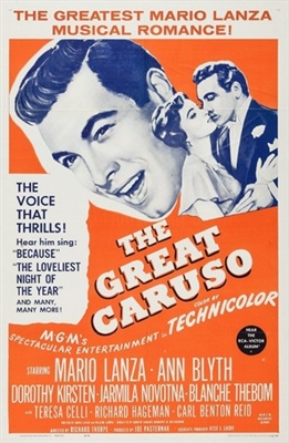 The Great Caruso movie posters (1951) calendar