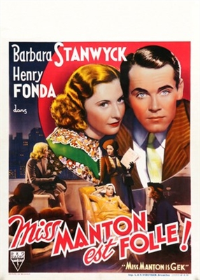 The Mad Miss Manton movie posters (1938) Mouse Pad MOV_1870859