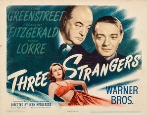 Three Strangers movie posters (1946) tote bag