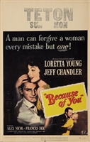 Because of You movie posters (1952) Poster MOV_1873935