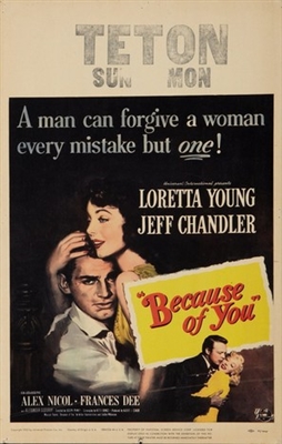 Because of You movie posters (1952) Mouse Pad MOV_1873935