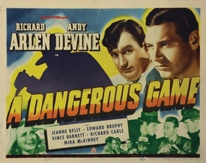 A Dangerous Game movie posters (1941) poster
