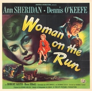 Woman on the Run movie posters (1950) tote bag