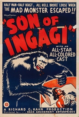 Son of Ingagi movie posters (1940) tote bag #MOV_1876761