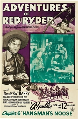 Adventures of Red Ryder movie posters (1940) calendar