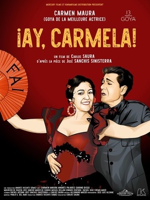 ¡Ay, Carmela! movie posters (1990) tote bag