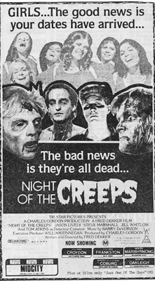 Night of the Creeps movie posters (1986) Poster MOV_1883281