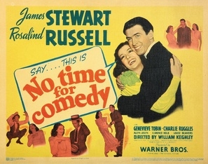 No Time for Comedy movie posters (1940) poster