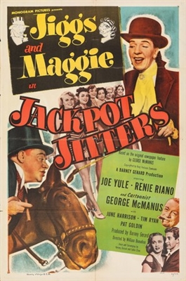 Jiggs and Maggie in Jackpot Jitters movie posters (1949) poster