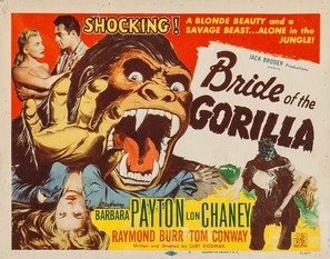 Bride of the Gorilla movie posters (1951) tote bag