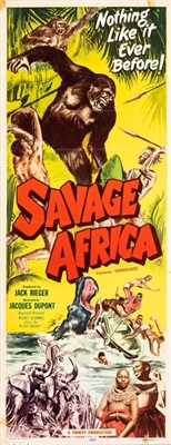 Savage Africa movie posters (1950) mouse pad