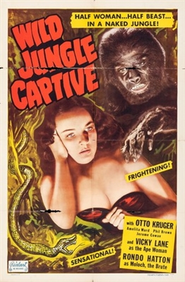 The Jungle Captive movie posters (1945) poster