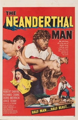 The Neanderthal Man movie posters (1953) poster
