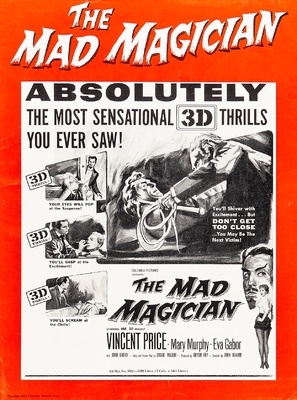 The Mad Magician movie posters (1954) tote bag #MOV_1887322