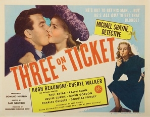 Three on a Ticket movie posters (1947) poster